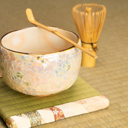 抹茶碗　ラスター彩 花詰　俊山窯 KOTOPOTTER