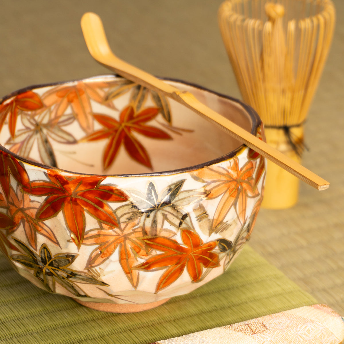抹茶碗　錦秋　俊山窯 KOTOPOTTER