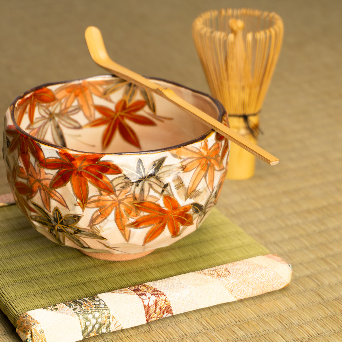 抹茶碗　錦秋　俊山窯 KOTOPOTTER