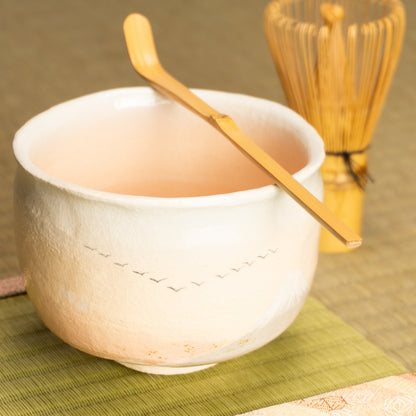 抹茶碗　旅立ちの朝　楽入 KOTOPOTTER