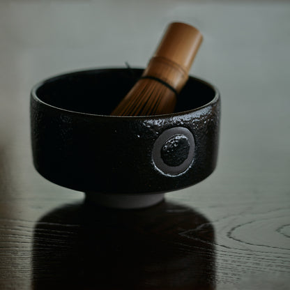 抹茶碗　瀬戸黒　QUTOTEN KOTOPOTTER