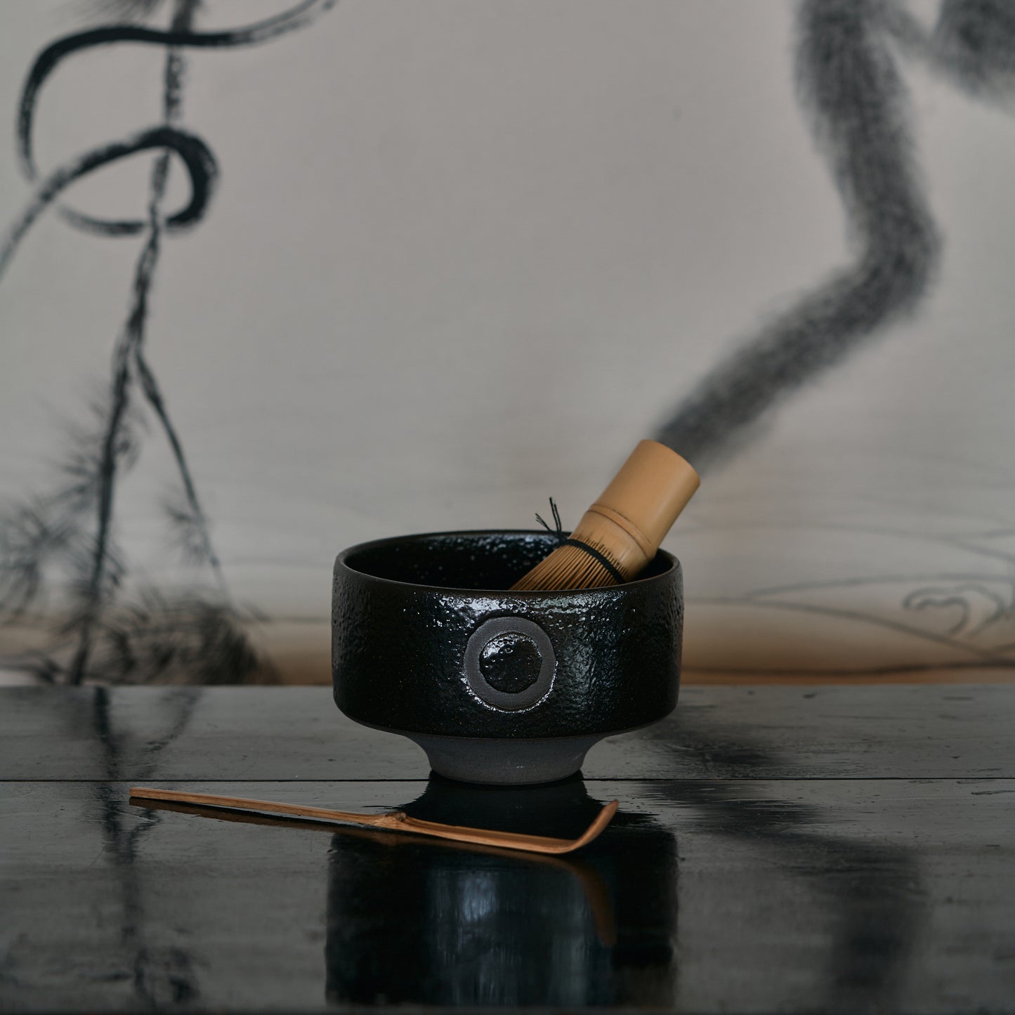 抹茶碗　瀬戸黒　QUTOTEN KOTOPOTTER