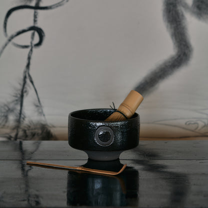 抹茶碗　瀬戸黒　QUTOTEN KOTOPOTTER