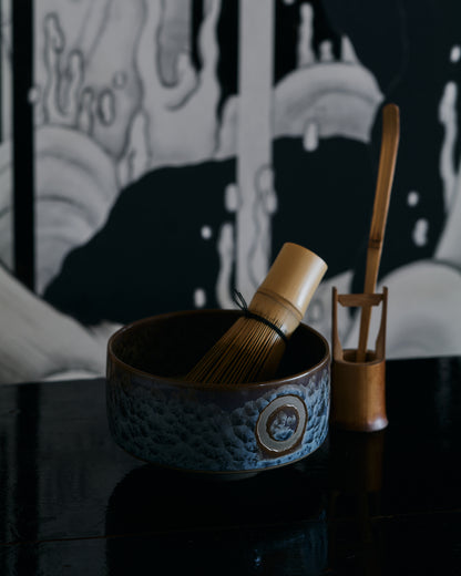 抹茶碗　蒼鱗　QUTOTEN KOTOPOTTER