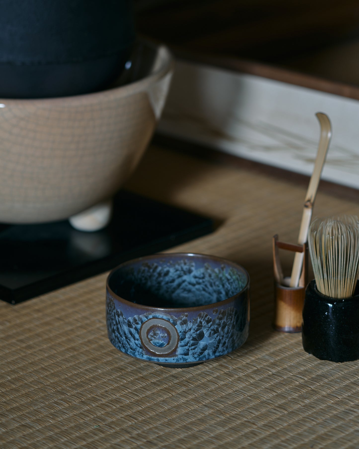 抹茶碗　蒼鱗　QUTOTEN KOTOPOTTER