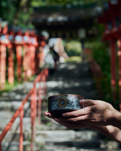 抹茶碗　蒼鱗　QUTOTEN KOTOPOTTER