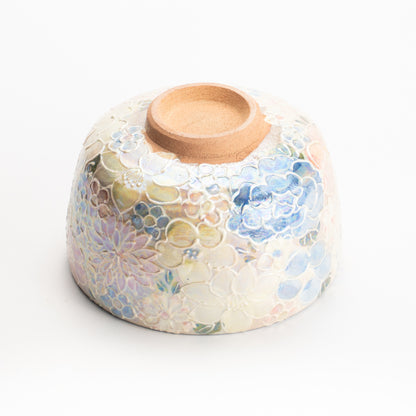 抹茶碗　ラスター彩 花詰　俊山窯 KOTOPOTTER