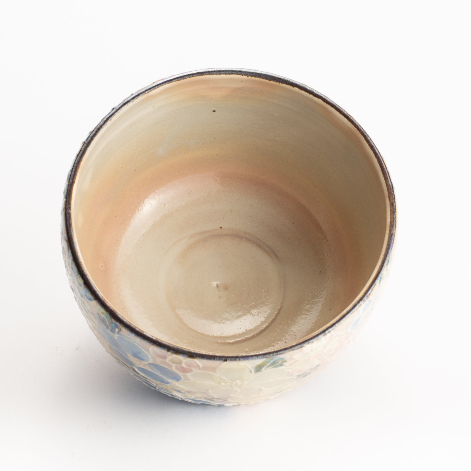 抹茶碗　ラスター彩 花詰　俊山窯 KOTOPOTTER