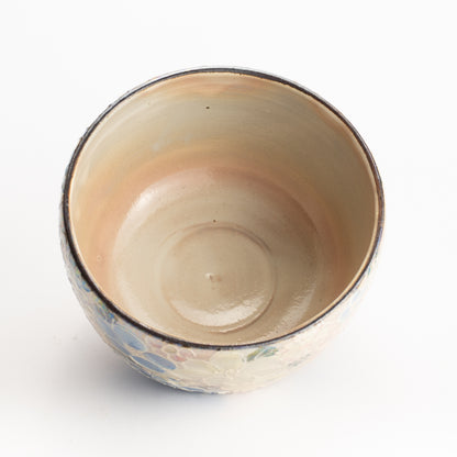 抹茶碗　ラスター彩 花詰　俊山窯 KOTOPOTTER