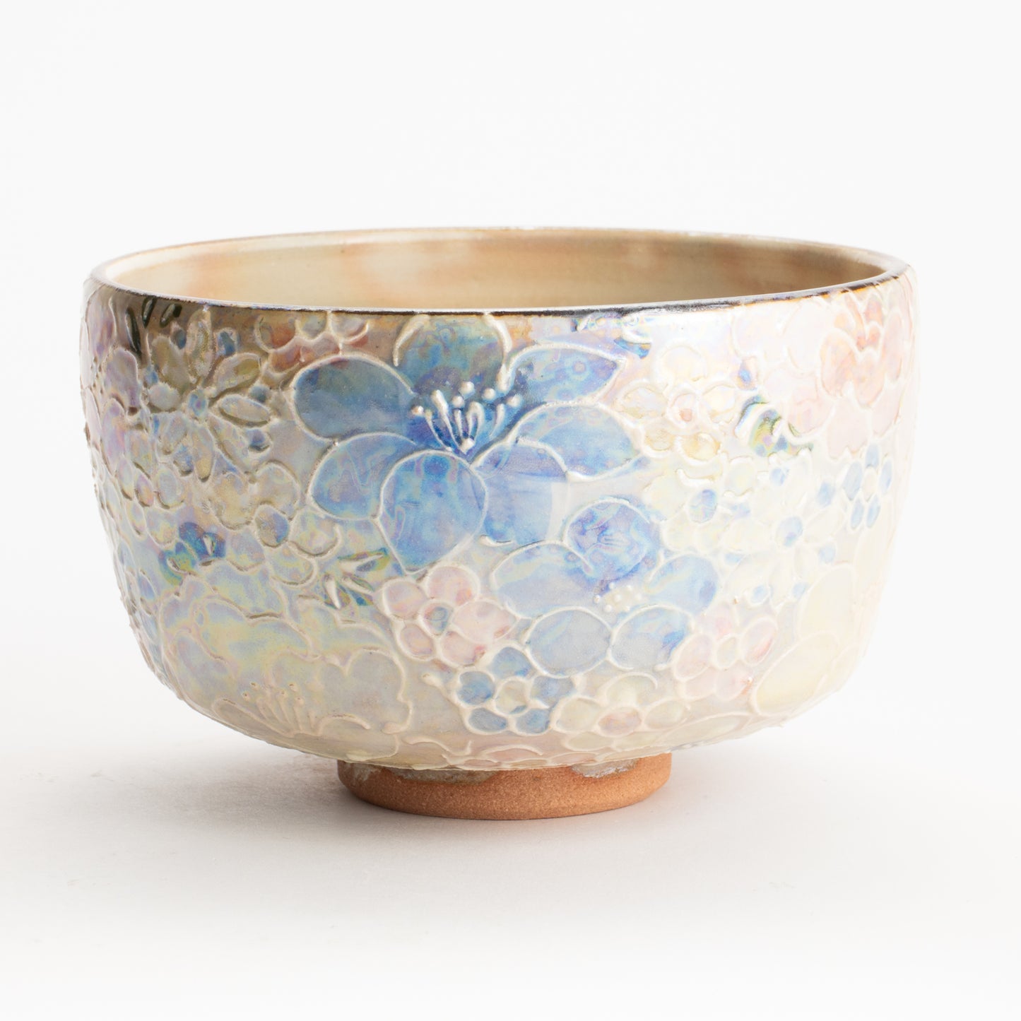 抹茶碗　ラスター彩 花詰　俊山窯 KOTOPOTTER