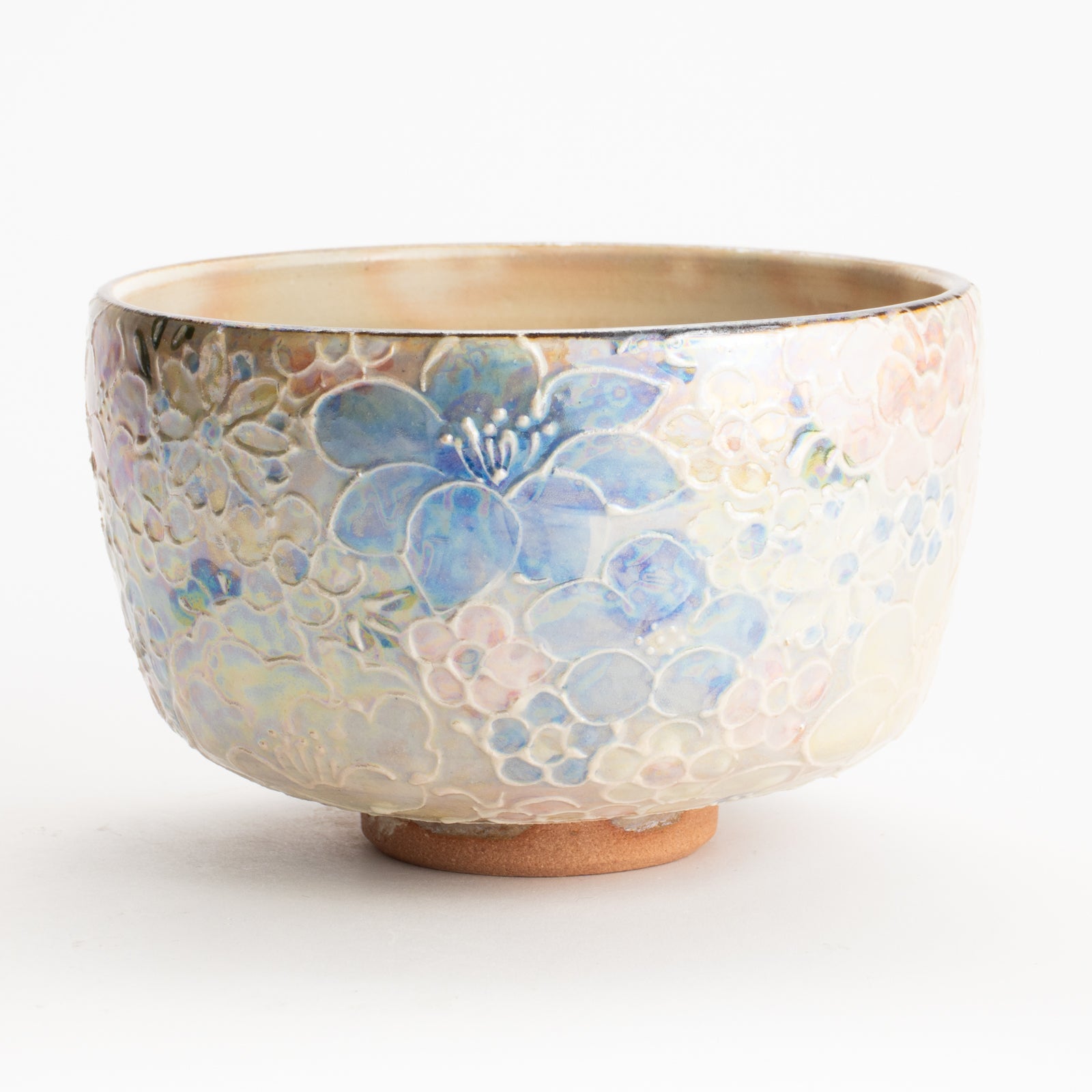 抹茶碗　ラスター彩 花詰　俊山窯 KOTOPOTTER