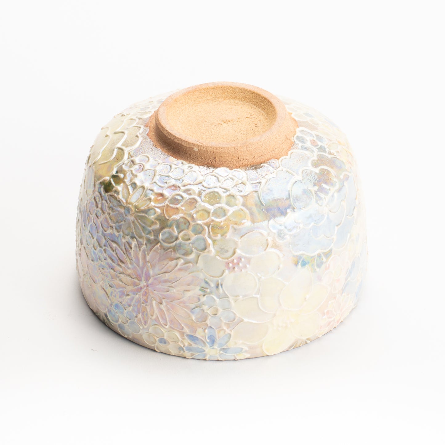 抹茶碗　ラスター彩 花詰　俊山窯 KOTOPOTTER