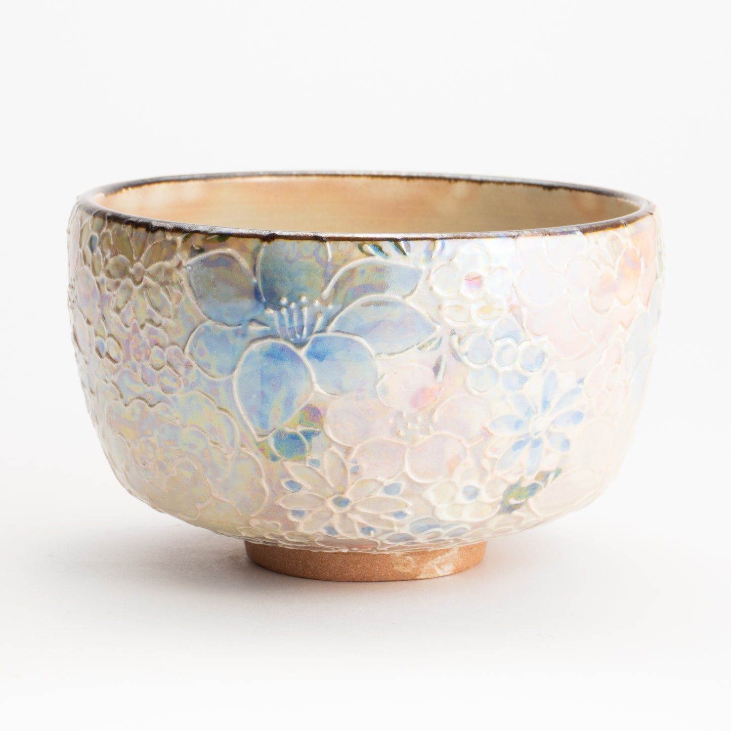 抹茶碗　ラスター彩 花詰　俊山窯 KOTOPOTTER