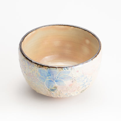 抹茶碗　ラスター彩 花詰　俊山窯 KOTOPOTTER