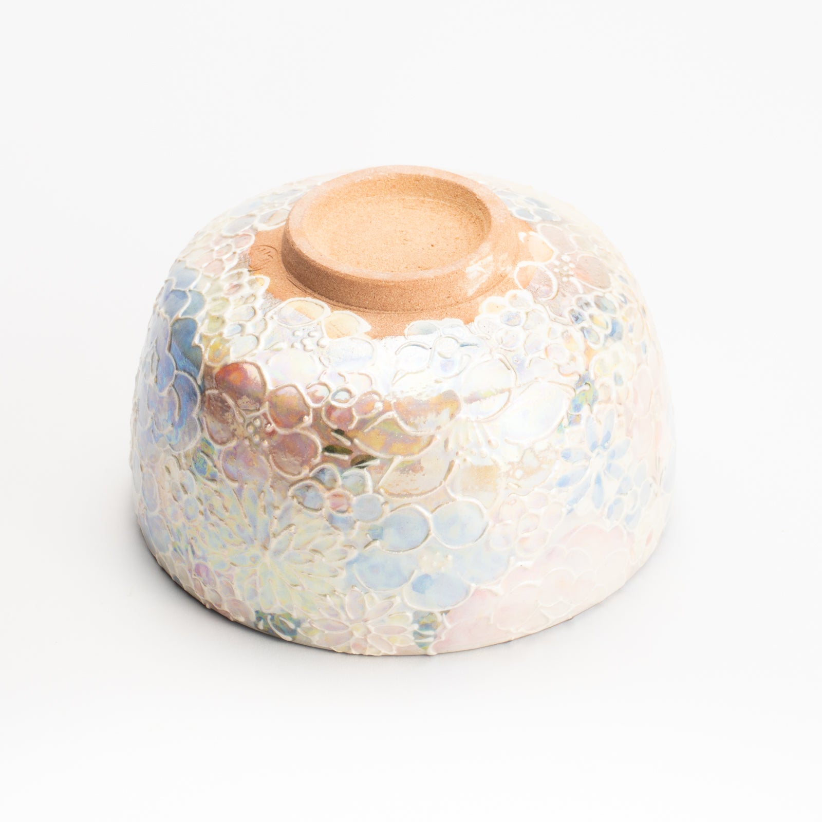 抹茶碗　ラスター彩 花詰　俊山窯 KOTOPOTTER