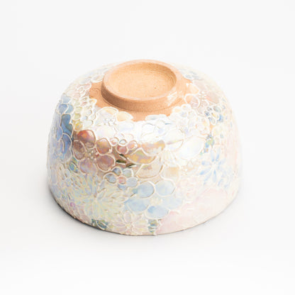 抹茶碗　ラスター彩 花詰　俊山窯 KOTOPOTTER