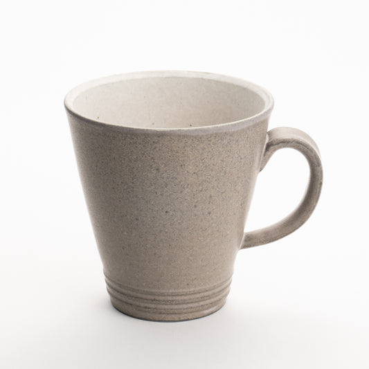 マグカップ　灰茶釉　長元宏 - Handcrafted Japanese pottery from Kyoto - Kyo ware / Kiyomizu ware.