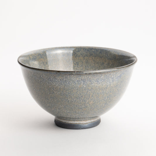 茶碗　紫白釉　長元宏 - Handcrafted Japanese pottery from Kyoto - Kyo ware / Kiyomizu ware.