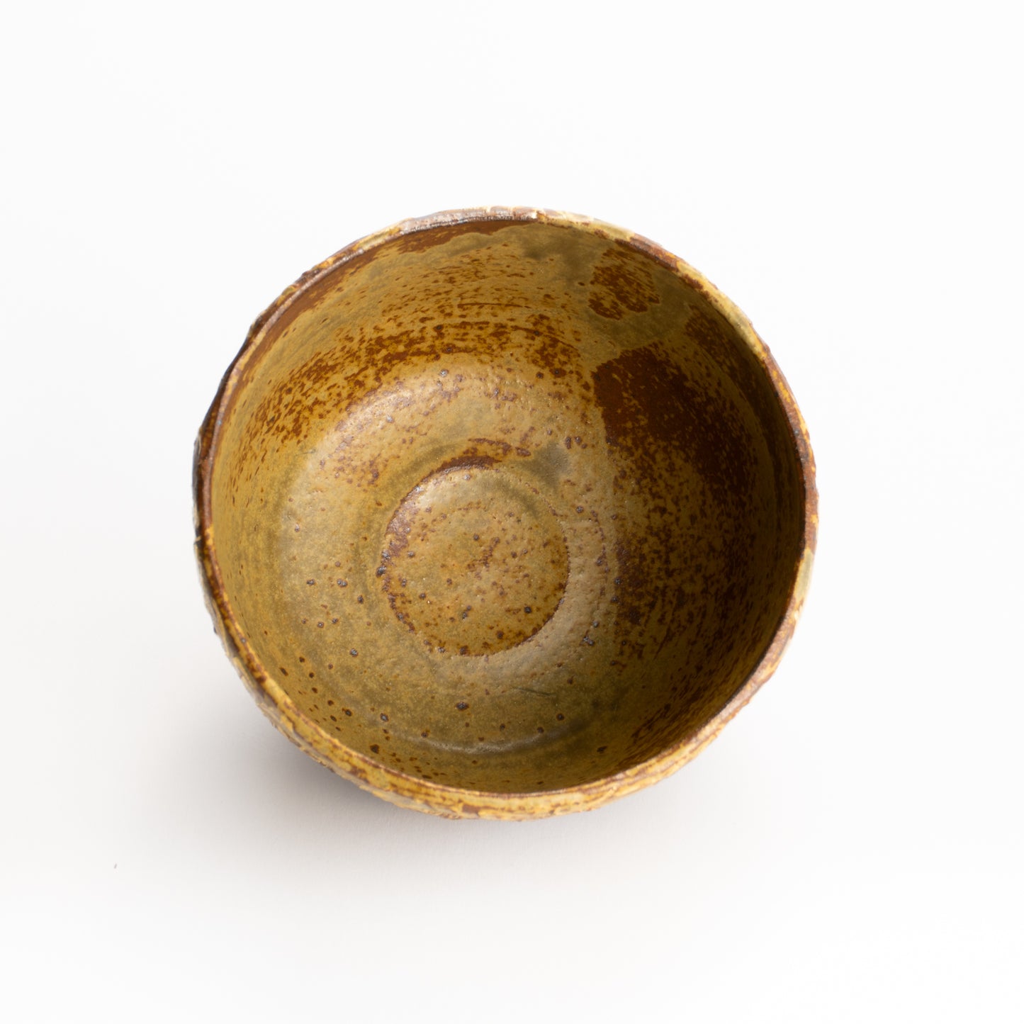 抹茶碗　イラボ金彩"楓図"B　俊山窯 KOTOPOTTER