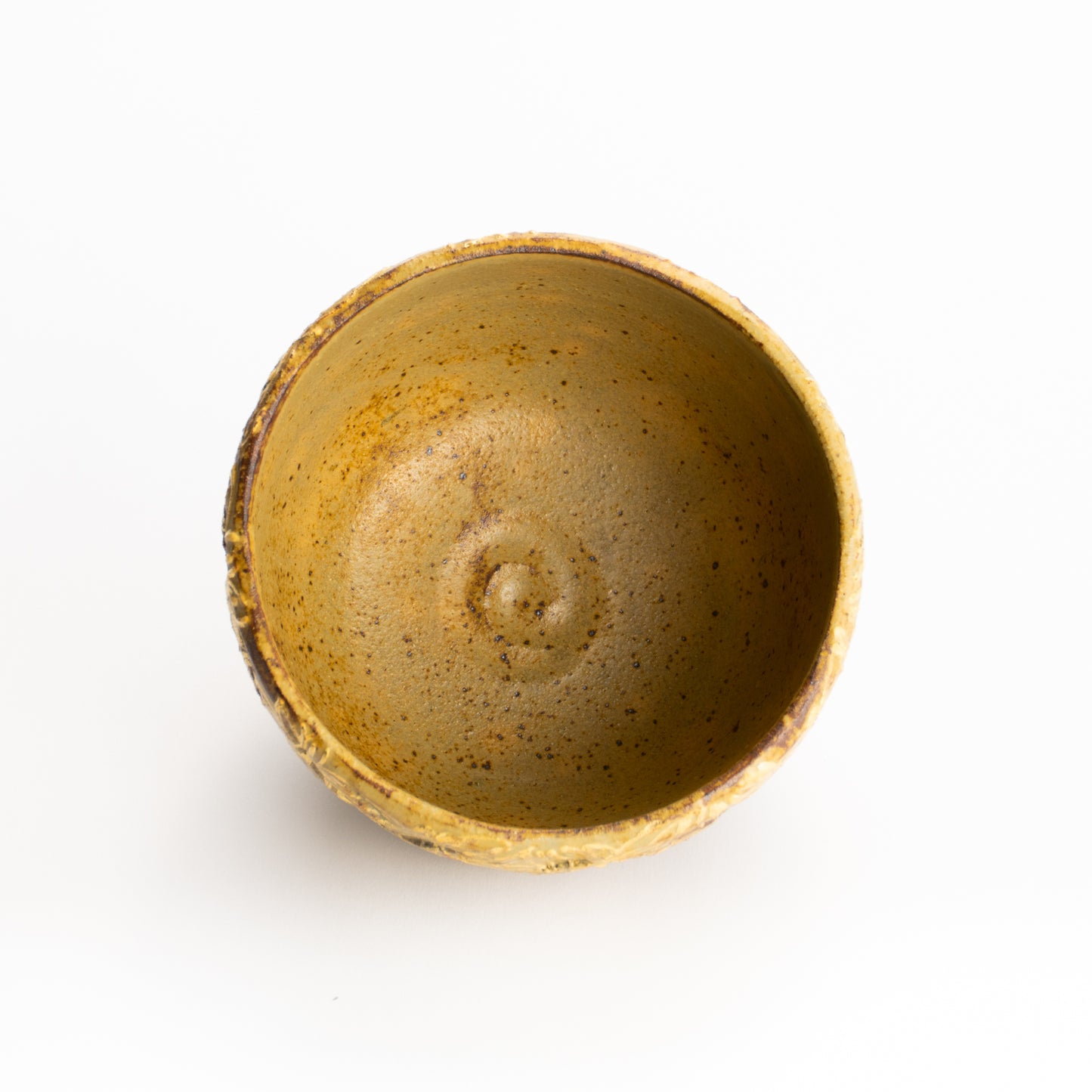 抹茶碗　イラボ金彩"楓図"A　俊山窯 KOTOPOTTER