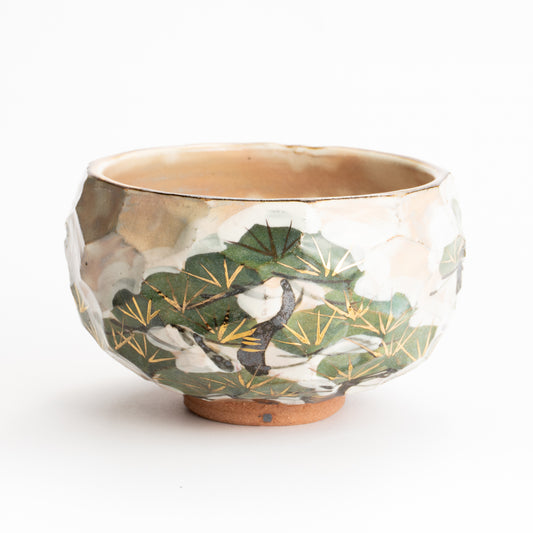 抹茶碗　イラボ金彩"桜之図"　俊山窯 (コピー) KOTOPOTTER