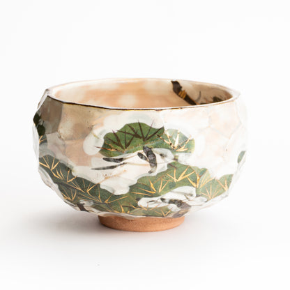 抹茶碗　イラボ金彩"桜之図"　俊山窯 (コピー) KOTOPOTTER