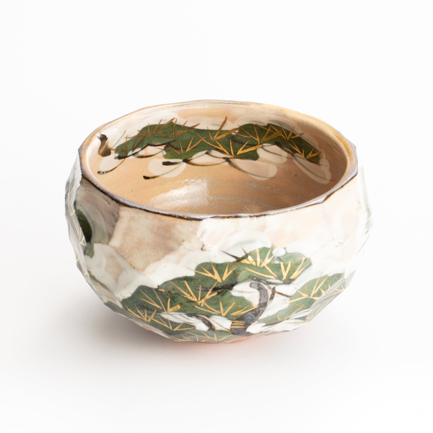 抹茶碗　イラボ金彩"桜之図"　俊山窯 (コピー) KOTOPOTTER