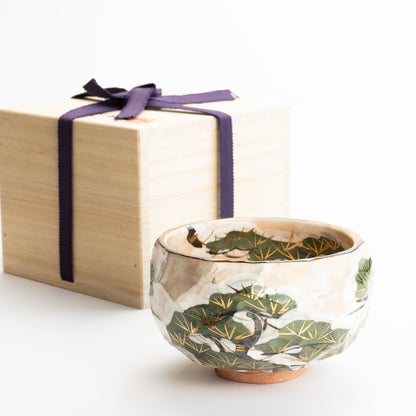 抹茶碗　イラボ金彩"桜之図"　俊山窯 (コピー) KOTOPOTTER