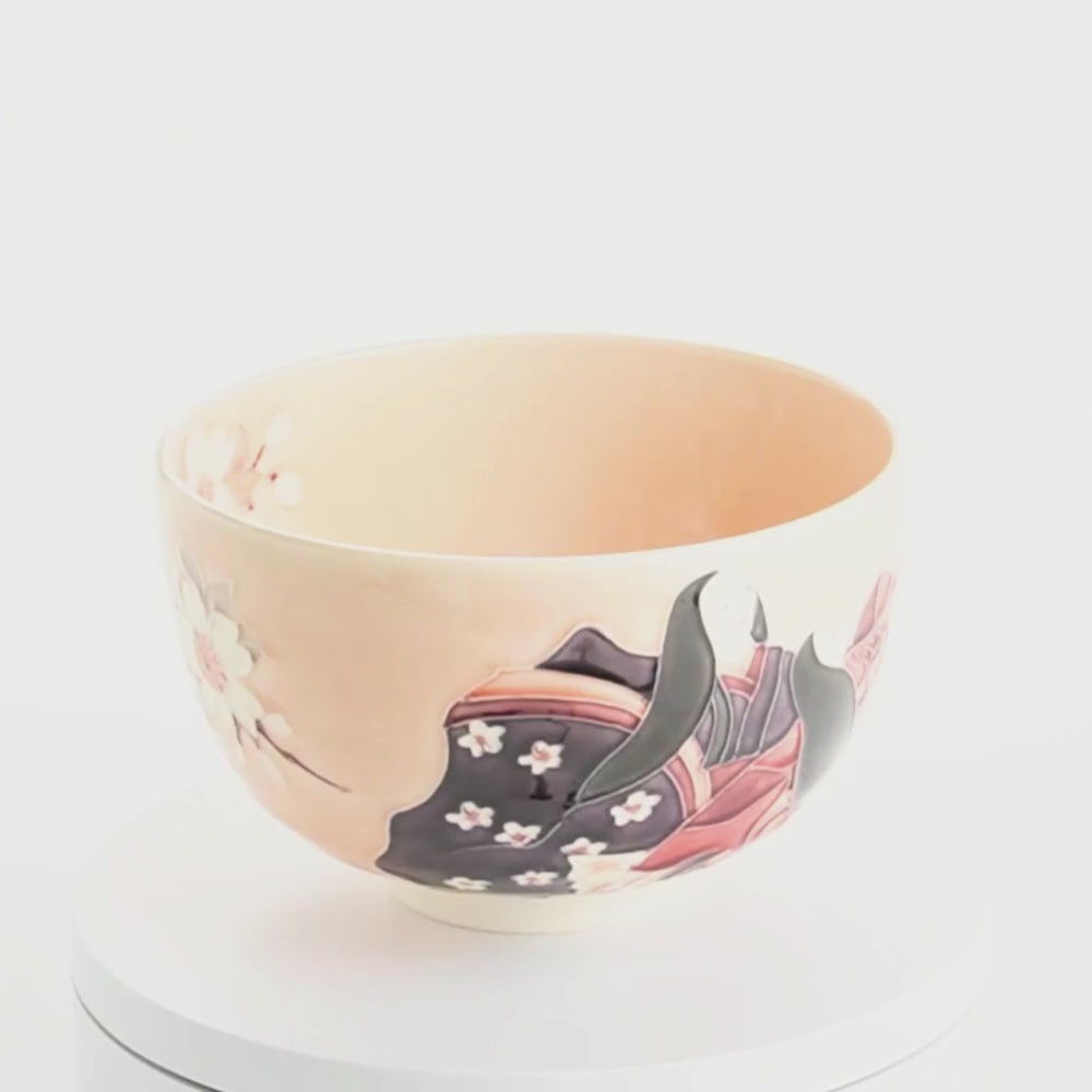 京都 清水焼】抹茶碗 紫式部と大弐三位 山本一如｜コトポッター