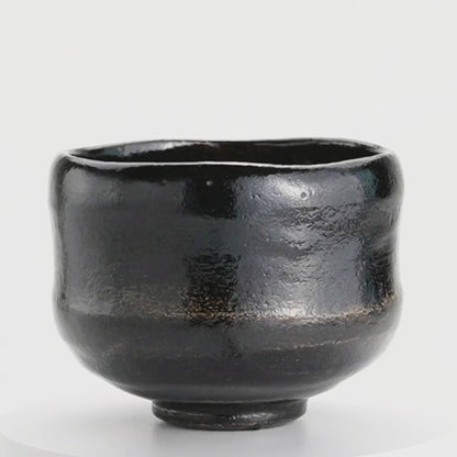 抹茶碗　黒楽　芳楽