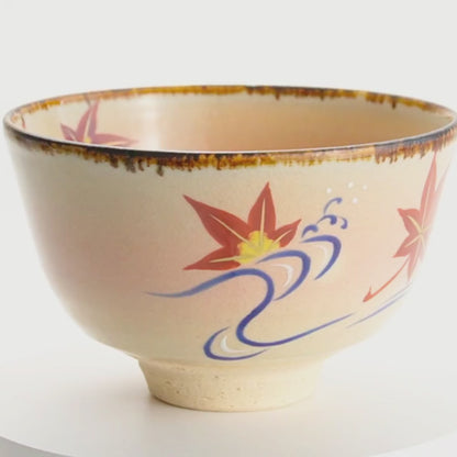 抹茶碗　竜田川　安徳