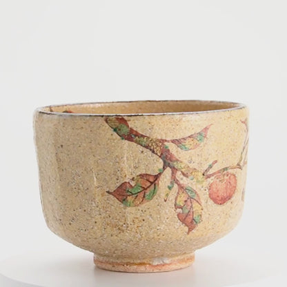 Matcha Bowl -Ash Glaze "Wooden Guardian" by Ryoji Nakamura 
