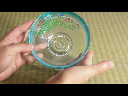 Glass Matcha Bowl – Autumn Grasses by Kaihou