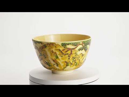 Matcha Bowl - Golden “Three Wise Men” by Ichinyo