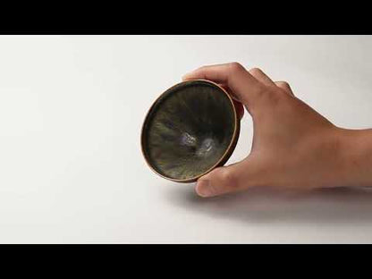 Sake Cup - Golden Tenmoku by Yoshinori Izumi