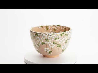 Matcha Bowl -Weeping Sakura by Mikiko Shimizu 