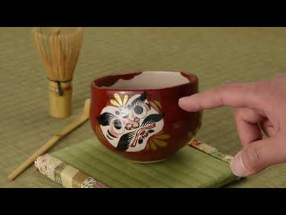 抹茶碗　達磨　良二