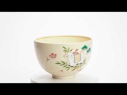 抹茶碗　吉祥羊　宝泉
