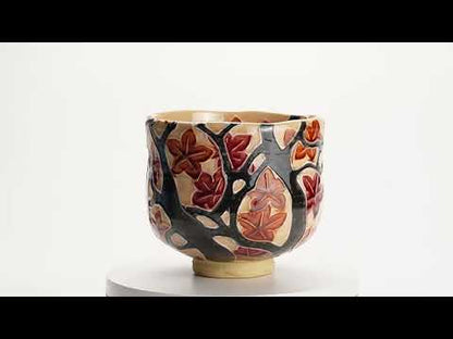 Matcha bowl -Autumn leaves by Ichinyo