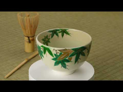 抹茶碗　青楓　昇