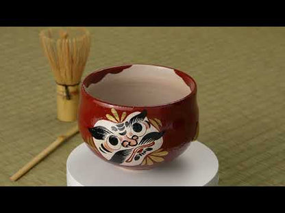 抹茶碗　達磨　良二