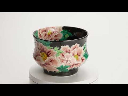 Matcha Bowl - Purple “Peony” by Ichinyo