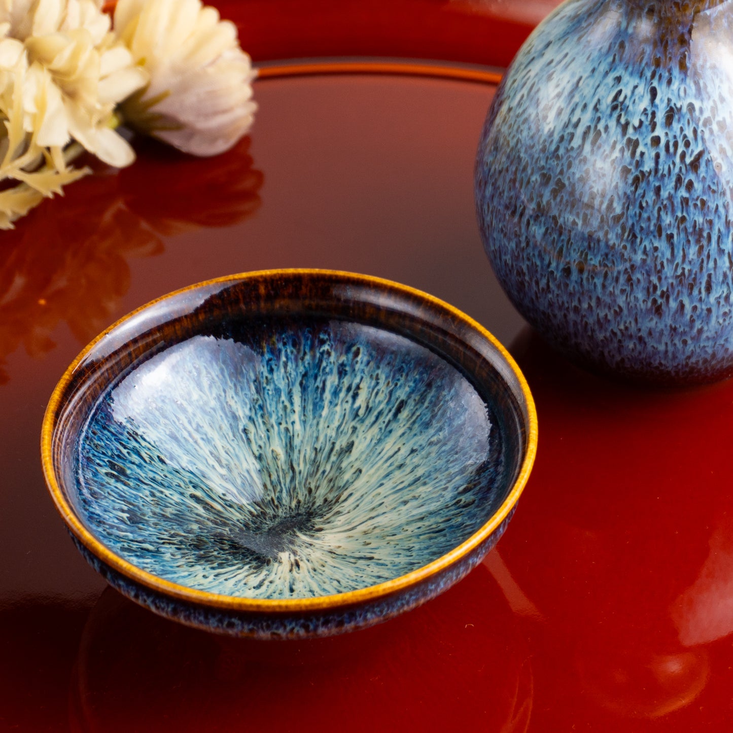 【清水焼】盃　流星4J　和泉良法 KOTOPOTTER