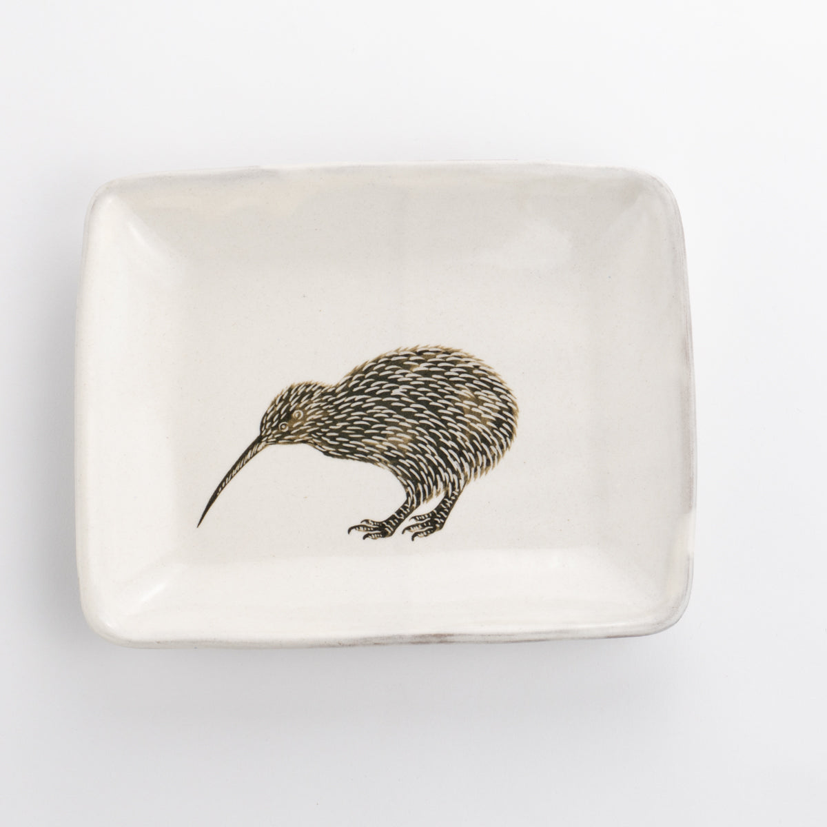 Rectangular Plate -Kiwi by Takunobu Sawada |Kyoto traditional pottery ...