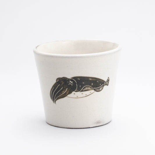 蕎麦猪口　コウイカ　澤田卓伸 - Handcrafted Japanese pottery from Kyoto - Kyo ware / Kiyomizu ware.