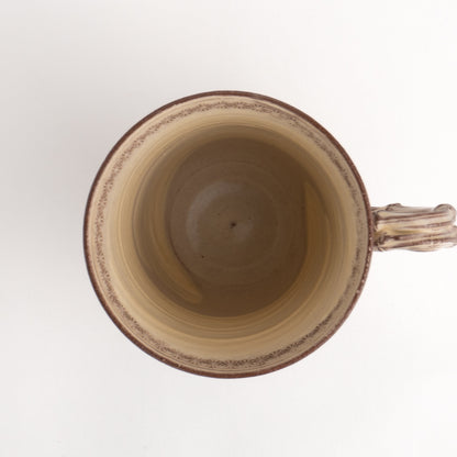 マグカップ　紫彩華紋2D　陶楽窯 - Handcrafted Japanese pottery from Kyoto - Kyo ware / Kiyomizu ware.