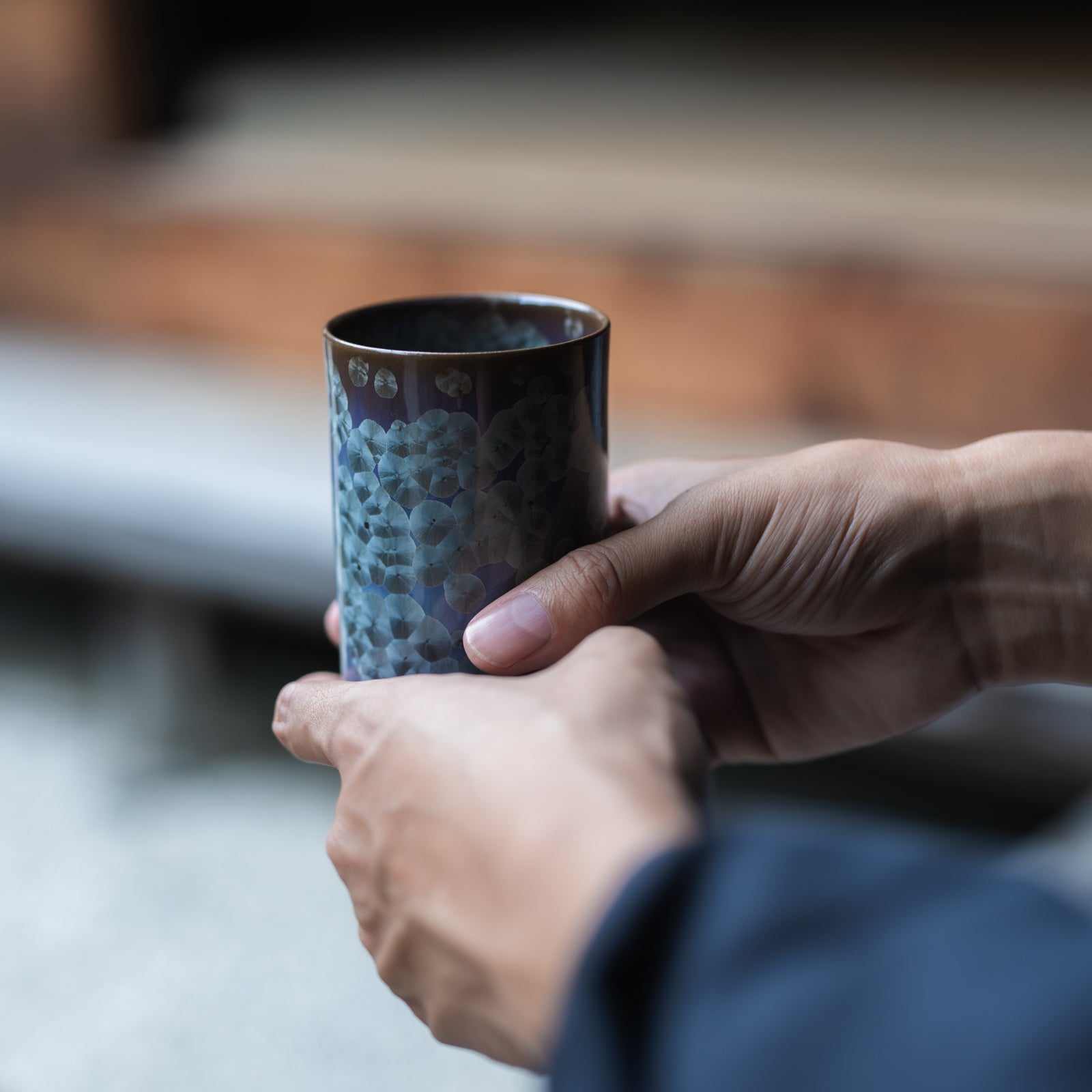 湯呑　蒼鱗　QUTOTEN KOTOPOTTER