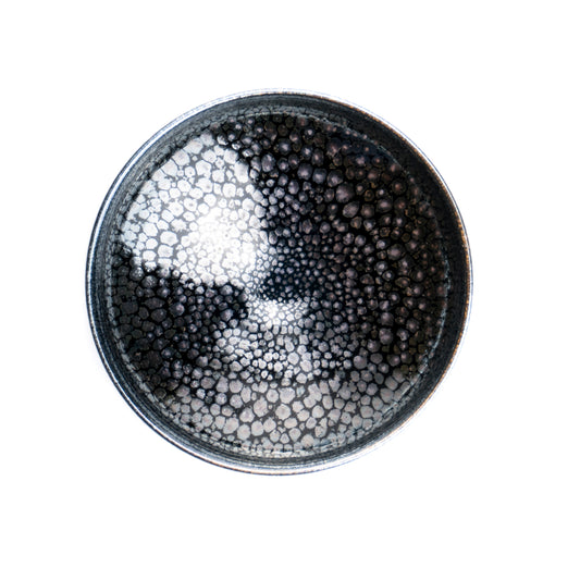 盃　銀星2D　和泉良法 - Handcrafted Japanese pottery from Kyoto - Kyo ware / Kiyomizu ware.