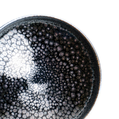 盃　銀星2D　和泉良法 - Handcrafted Japanese pottery from Kyoto - Kyo ware / Kiyomizu ware.