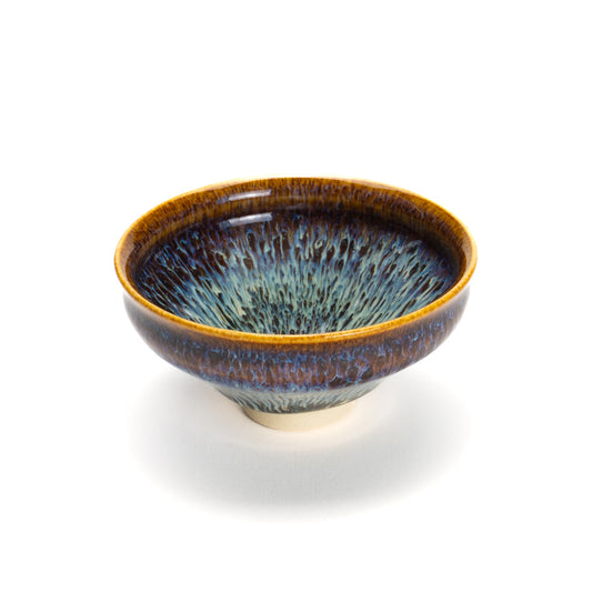 ぐい呑　流星2A　和泉良法 - Handcrafted Japanese pottery from Kyoto - Kyo ware / Kiyomizu ware.